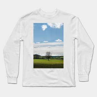 A lone tree in a field - Yorkshire, UK Long Sleeve T-Shirt